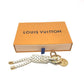 LOUIS VUITTON MP1623 Christopher Nemeth Key Ring Rope Charm Keychain GP Men's White