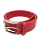 LOUIS VUITTON M9122 Damier Infini Santur Stamp Fashion Accessory Pants Belt in Damier Infini Leather, Women's, Red