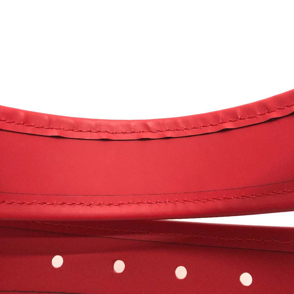 LOUIS VUITTON M9122 Damier Infini Santur Stamp Fashion Accessory Pants Belt in Damier Infini Leather, Women's, Red