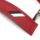 LOUIS VUITTON M9122 Damier Infini Santur Stamp Fashion Accessory Pants Belt in Damier Infini Leather, Women's, Red