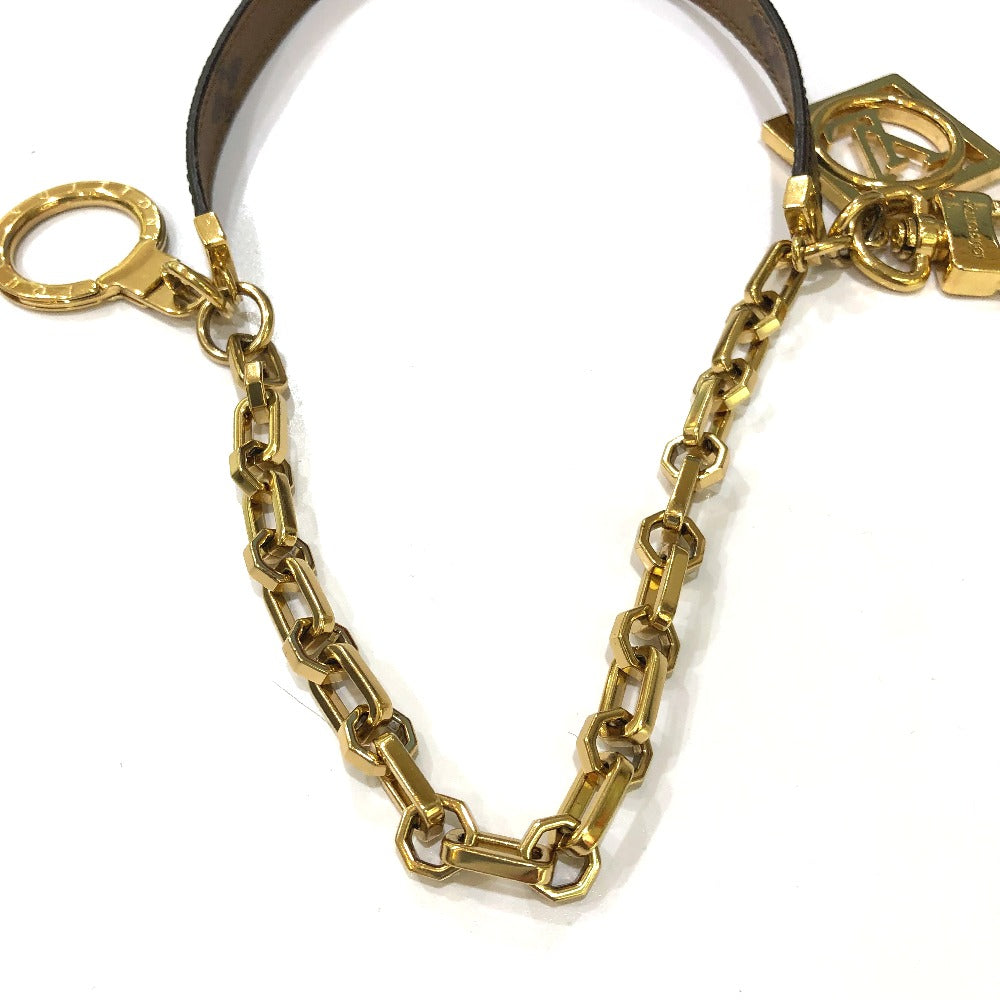 LOUIS VUITTON M69553 Monogram Reverse Chaine Dauphine Keychain Key Ring Charm Monogram Reverse Canvas Women's Brown