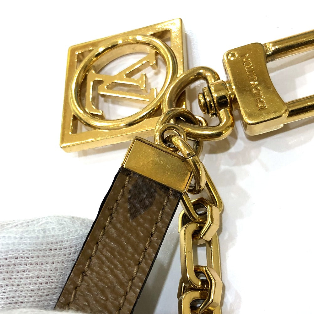 LOUIS VUITTON M69553 Monogram Reverse Chaine Dauphine Keychain Key Ring Charm Monogram Reverse Canvas Women's Brown