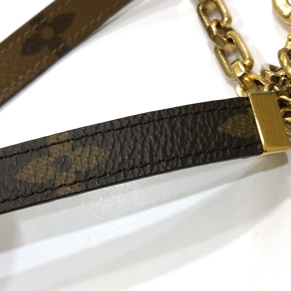 LOUIS VUITTON M69553 Monogram Reverse Chaine Dauphine Keychain Key Ring Charm Monogram Reverse Canvas Women's Brown