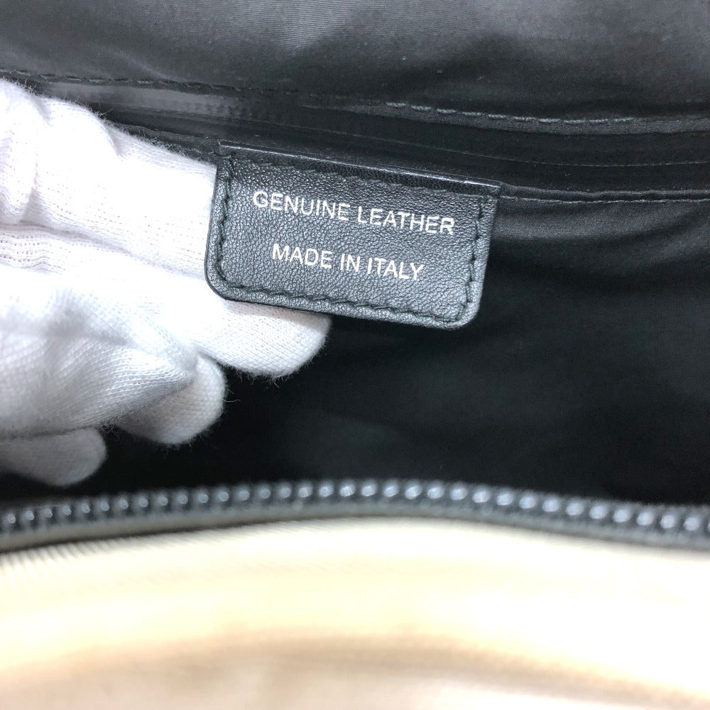 Maison Margiela グラムスラム ラージ/カバン ショルダーバッグ キャンバス/レザー レディース ホワイト