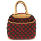 LOUIS VUITTON M40922 Monogram 3D Tufftage Deauville Cube Handbag in Monogram Canvas, Women's, Brown/Red