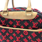 LOUIS VUITTON M40922 Monogram 3D Tufftage Deauville Cube Handbag in Monogram Canvas, Women's, Brown/Red