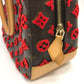 LOUIS VUITTON M40922 Monogram 3D Tufftage Deauville Cube Handbag in Monogram Canvas, Women's, Brown/Red