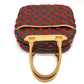 LOUIS VUITTON M40922 Monogram 3D Tufftage Deauville Cube Handbag in Monogram Canvas, Women's, Brown/Red