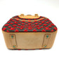 LOUIS VUITTON M40922 Monogram 3D Tufftage Deauville Cube Handbag in Monogram Canvas, Women's, Brown/Red