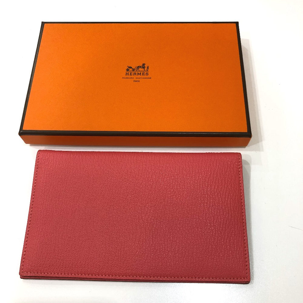 HERMES Agenda Vision 2 Stationery Planner Cover Chevre Women's Rose Lipstick Pink
