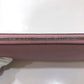 HERMES All-Over Print Azap Long Silk-In Round Zipper Wallet/Wallet, Epsom Leather, Women's, Mauve Sylvestre, Pink