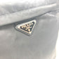 PRADA 2VH055 Logo Plate Triangle Logo Crossbody Shoulder Bag Nylon Men's Black