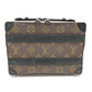 LOUIS VUITTON M45935 モノグラムマカサー ハンドル ソフトトランク カバン ショルダーバッグ モノグラムマカサーキャンバス メンズ ブラウン