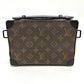 LOUIS VUITTON M45935 モノグラムマカサー ハンドル ソフトトランク カバン ショルダーバッグ モノグラムマカサーキャンバス メンズ ブラウン