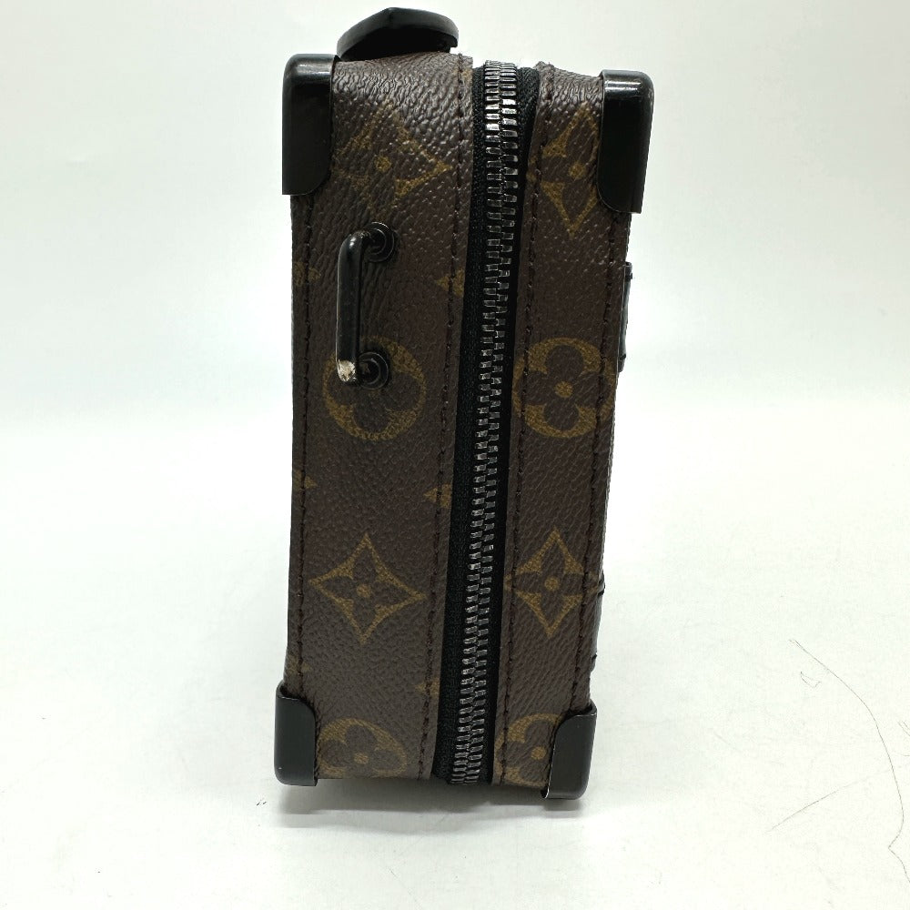 LOUIS VUITTON M45935 モノグラムマカサー ハンドル ソフトトランク カバン ショルダーバッグ モノグラムマカサーキャンバス メンズ ブラウン