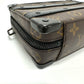 LOUIS VUITTON M45935 モノグラムマカサー ハンドル ソフトトランク カバン ショルダーバッグ モノグラムマカサーキャンバス メンズ ブラウン