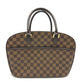 LOUIS VUITTON N51282 Damier Saria Horizontal Handbag, Damier Canvas, Women's, Ebene, Brown