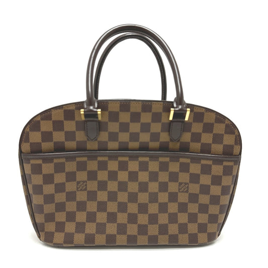 LOUIS VUITTON N51282 ダミエ サリアオリゾンタル カバン ハンドバッグ ダミエキャンバス レディース エベヌ ブラウン