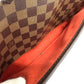 LOUIS VUITTON N51282 Damier Saria Horizontal Handbag, Damier Canvas, Women's, Ebene, Brown