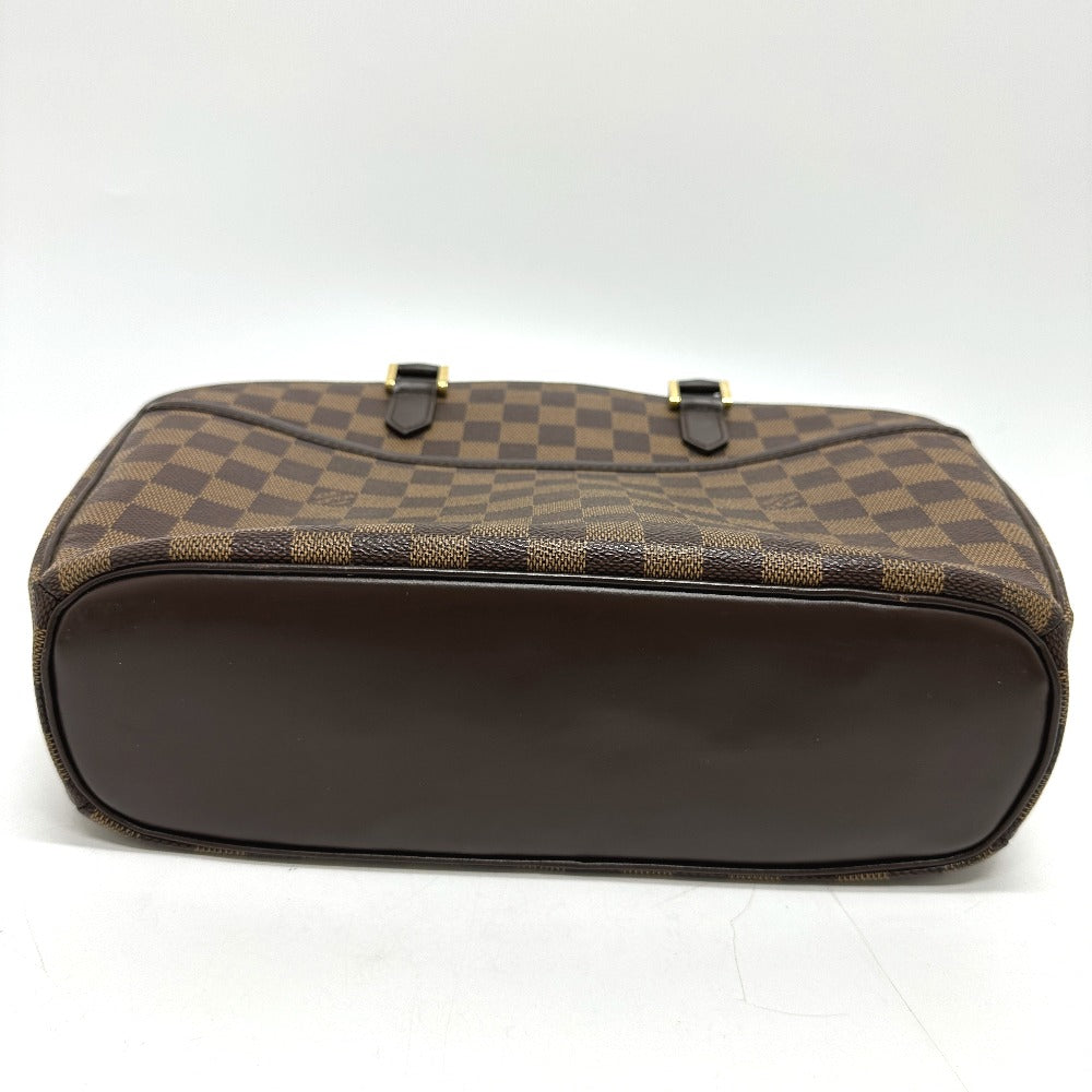 LOUIS VUITTON N51282 Damier Saria Horizontal Handbag, Damier Canvas, Women's, Ebene, Brown