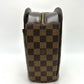 LOUIS VUITTON N51282 Damier Saria Horizontal Handbag, Damier Canvas, Women's, Ebene, Brown