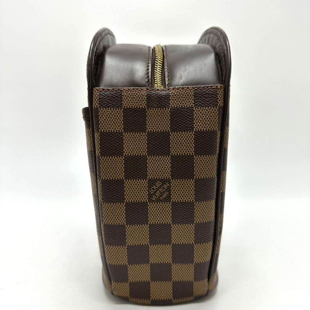 LOUIS VUITTON N51282 Damier Saria Horizontal Handbag, Damier Canvas, Women's, Ebene, Brown