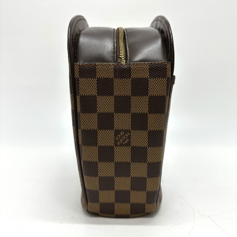 LOUIS VUITTON N51282 Damier Saria Horizontal Handbag, Damier Canvas, Women's, Ebene, Brown