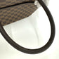LOUIS VUITTON N51282 Damier Saria Horizontal Handbag, Damier Canvas, Women's, Ebene, Brown