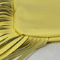 BOTTEGA VENETA 630363 The Fringe Pouch Shoulder Bag in Yellow Leather