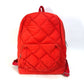 BOTTEGA VENETA 652188 Backpack, Maxi Intrecciato, Nylon, Men's, Tomato Red