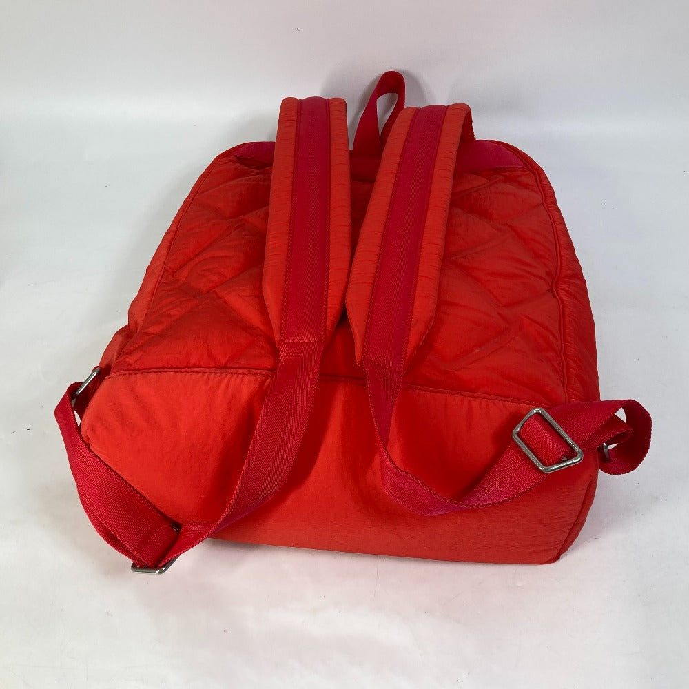BOTTEGA VENETA 652188 Backpack, Maxi Intrecciato, Nylon, Men's, Tomato Red