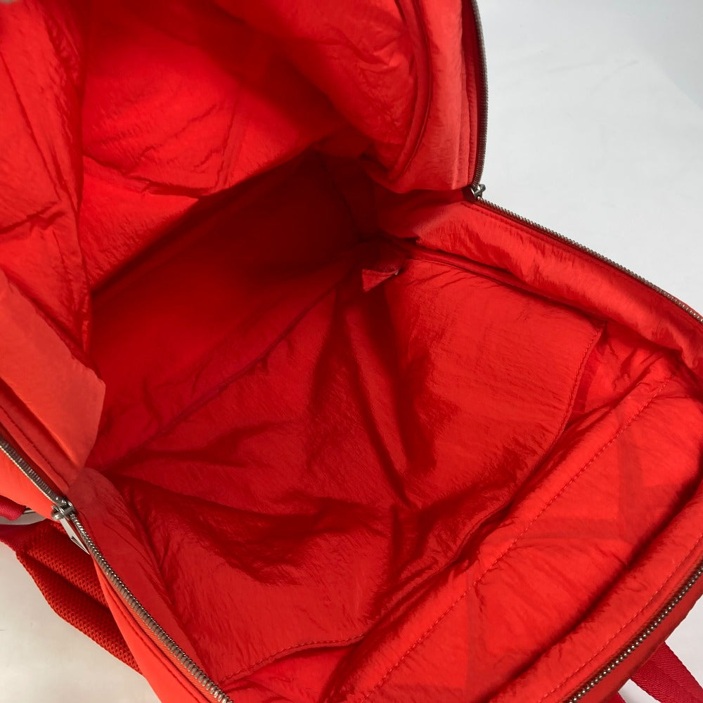 BOTTEGA VENETA 652188 Backpack, Maxi Intrecciato, Nylon, Men's, Tomato Red