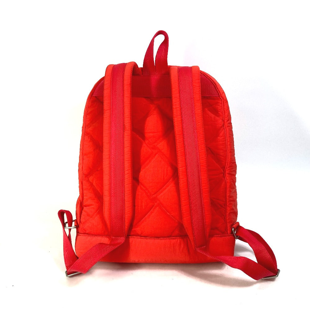 BOTTEGA VENETA 652188 Backpack, Maxi Intrecciato, Nylon, Men's, Tomato Red