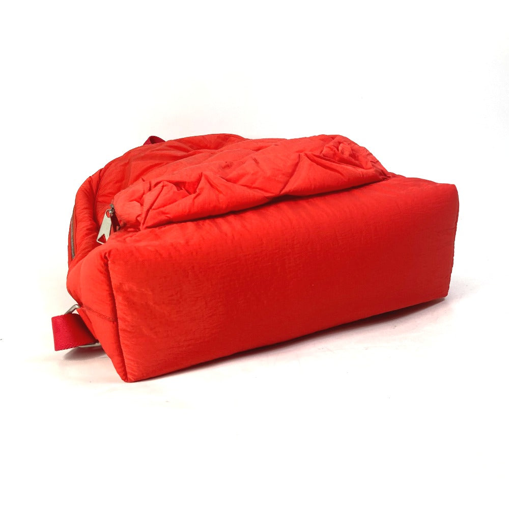 BOTTEGA VENETA 652188 Backpack, Maxi Intrecciato, Nylon, Men's, Tomato Red