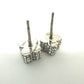 LOUIS VUITTON M64879 Boucle d'oreille Fast Flower Strass Stud Earrings in Silver, Metal, for Women