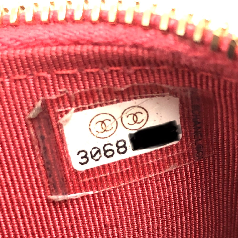 CHANEL AP1340 CC ココマーク マトラッセ ミニ バニティバッグ チェーンバッグ ショルダーバッグ キャビアスキン レディース ピンク
