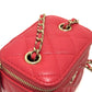 CHANEL AP1340 CC ココマーク マトラッセ ミニ バニティバッグ チェーンバッグ ショルダーバッグ キャビアスキン レディース ピンク