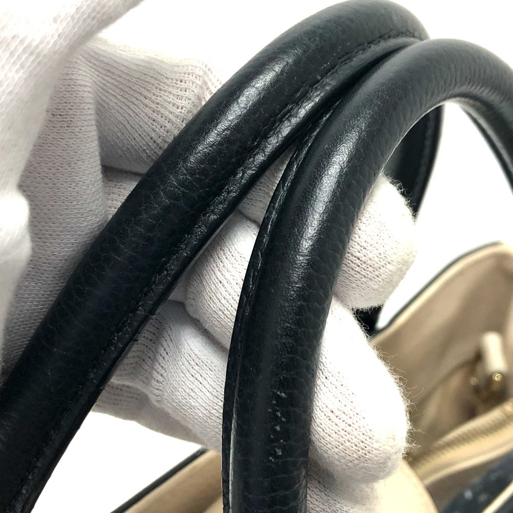 CHANEL A69930 CC Mark Executive Tote 2-Way Handbag Tote Bag Shoulder Bag Leather Women's Black