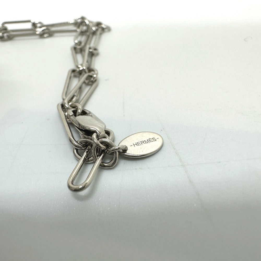 HERMES Heritage Eskettle PM Necklace Swift Women's Silver