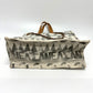CHANEL CC Coco Mark Icon Shopping Tote, 2-Way Chain Tote Bag, Shoulder Bag, Canvas/Leather, Women's, Beige