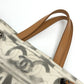 CHANEL CC Coco Mark Icon Shopping Tote, 2-Way Chain Tote Bag, Shoulder Bag, Canvas/Leather, Women's, Beige