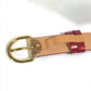 LOUIS VUITTON M6980U Monogram Vernis Santur Pants Belt, Women's Pomme d'Amour, Red