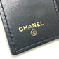 CHANEL Coco Mark 4-ring key case, leather, women's, black