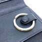 CHANEL Coco Mark 4-ring key case, leather, women's, black
