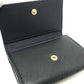CHANEL Coco Mark 4-ring key case, leather, women's, black