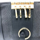 CHANEL Coco Mark 4-ring key case, leather, women's, black