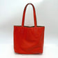 HERMES Double Sens 28 Reversible Shoulder Tote Bag in Leather, Beige/Pink