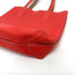 HERMES Double Sens 28 Reversible Shoulder Tote Bag in Leather, Beige/Pink