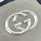 GUCCI 290832 GG Logo 2-Way Shoulder Bag/Tote Bag Canvas/Leather Women's Beige