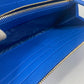 Salvatore Ferragamo 22-C124 Vara Ribbon L-shaped Zipper Long Wallet, Leather, Women's, Blue
